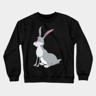 Hare Cartoon Crewneck Sweatshirt